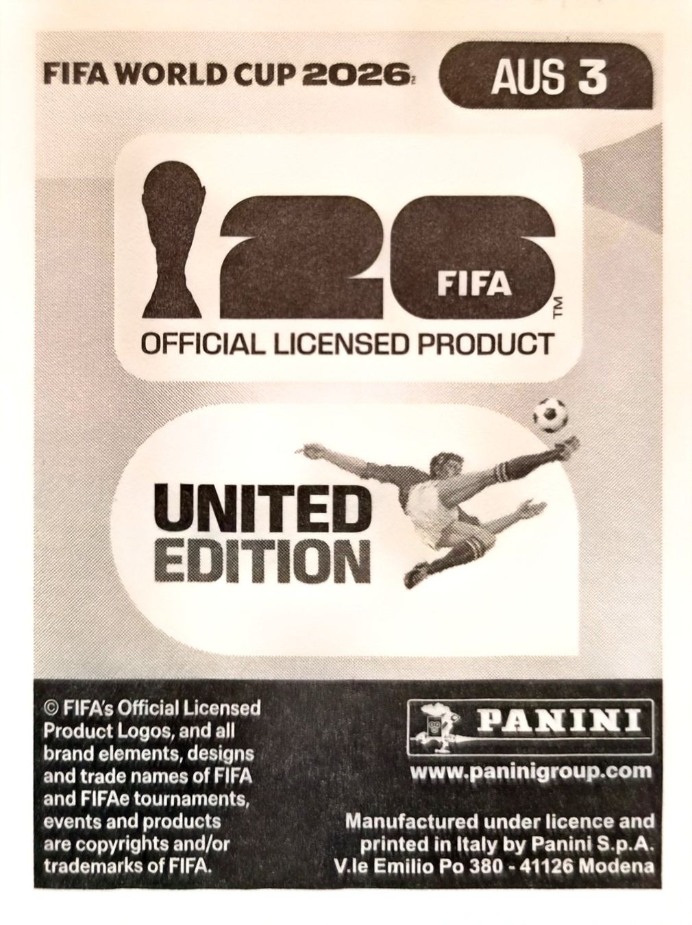 Panini Carte collezionabili: Carte FIFA World Cup 2026 AUS 3 – Usato da Clarens venduto da rim_g98y 1
