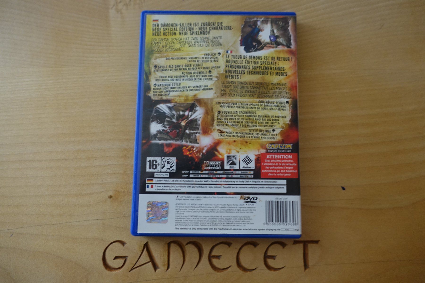Sony Jeux: Devil May Cry 3: Dante's Awakening - Special Edition – D'occasion à Steinach par Gamecet 2