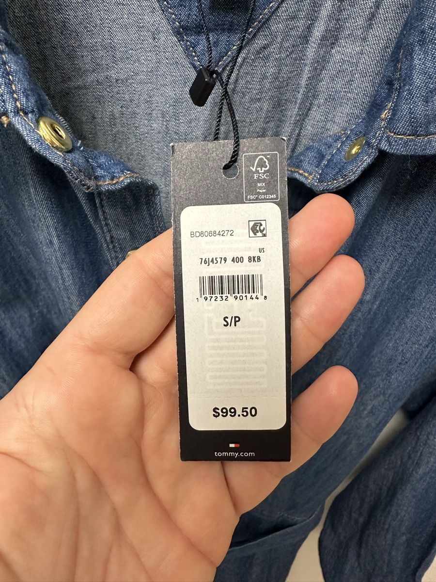 Tommy Hilfiger Vestiti: Robe chemise en jean – Nuovo e nell'imballaggio originale da Sion venduto da sar_8xmg 2
