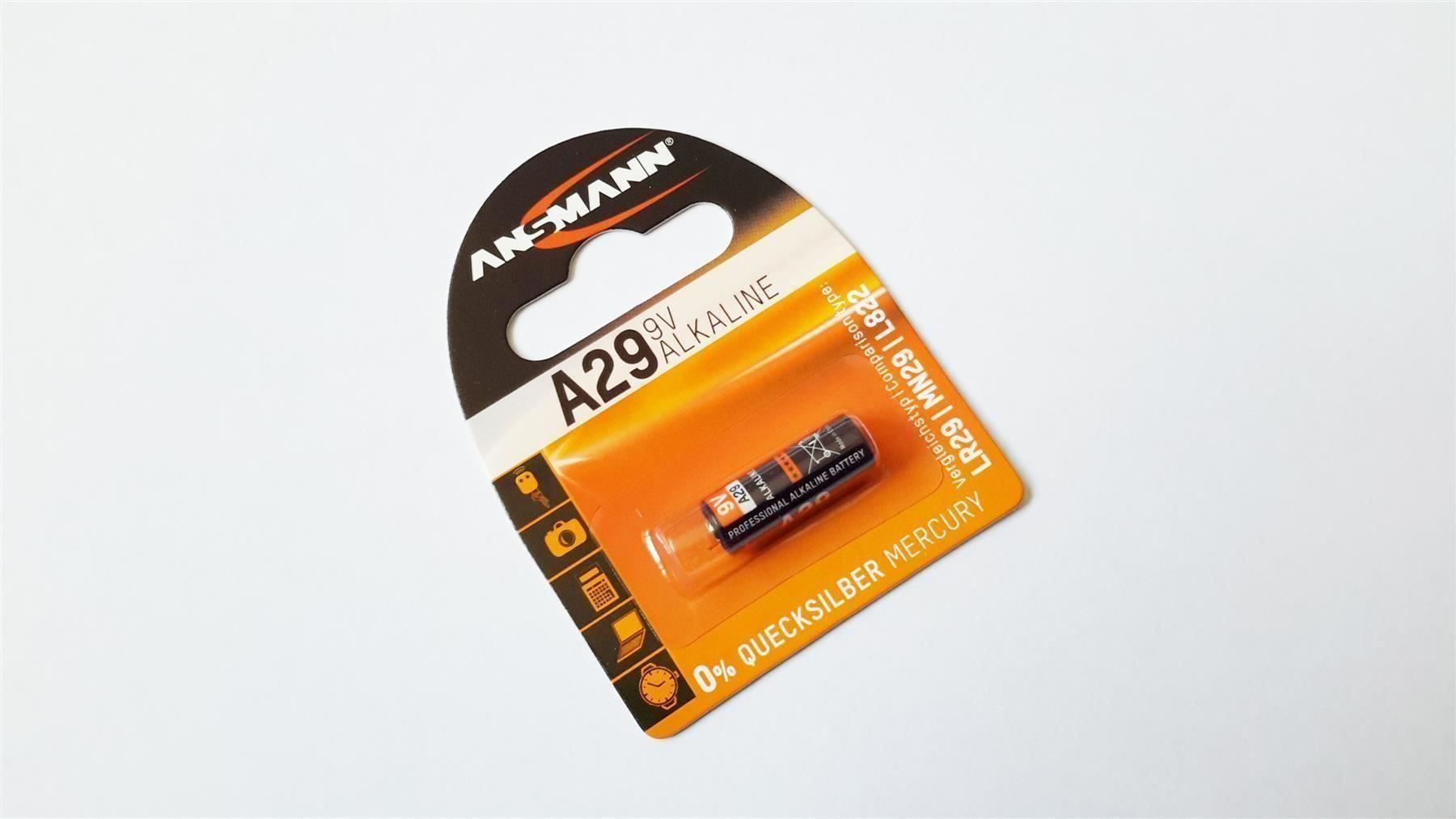 Caricatori & Batterie: Batterie Alkaline A29/LR29, 9V, ANSMANN – Nuovo e nell'imballaggio originale da St. Gallen venduto da cointec 1