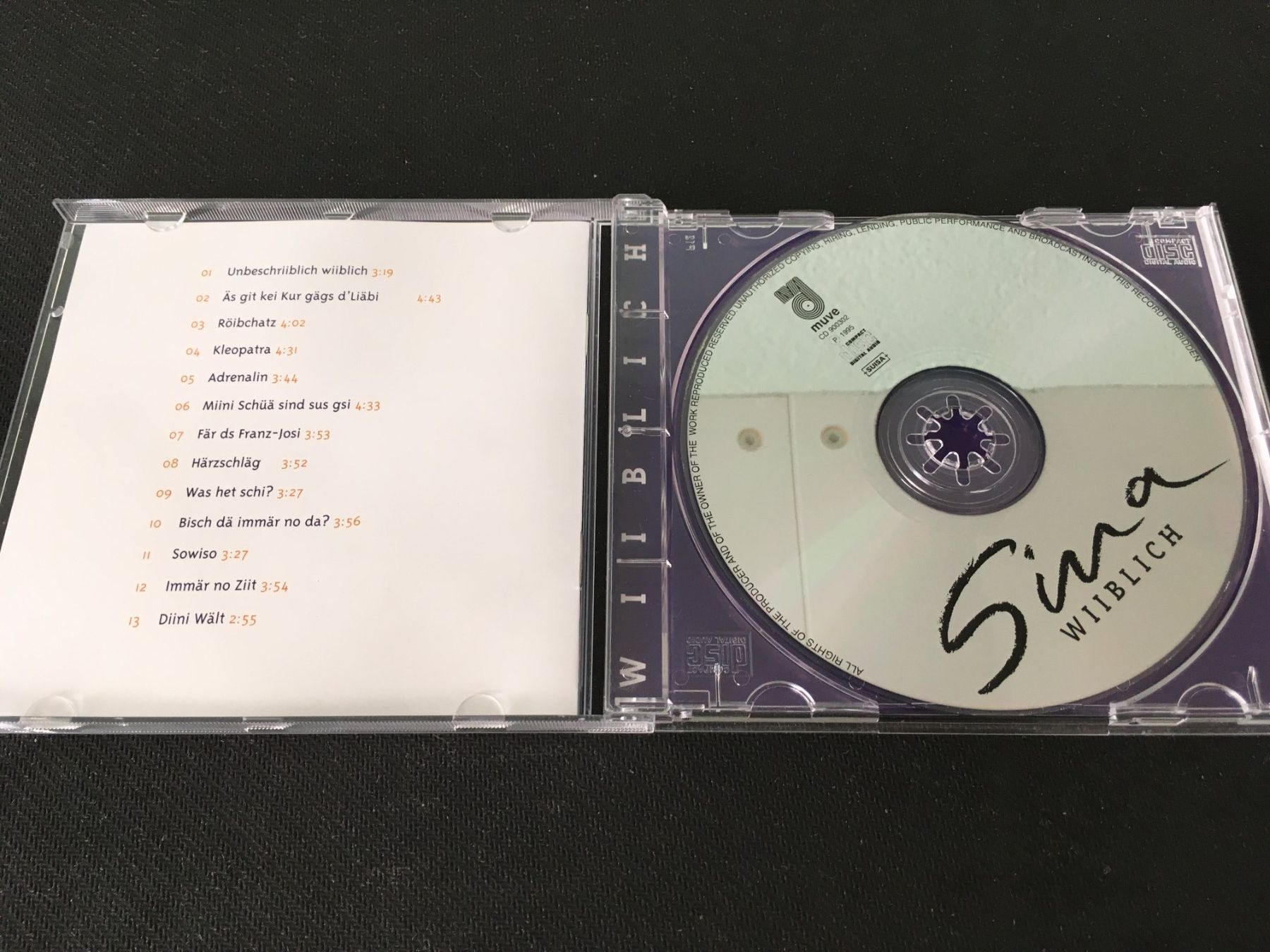 CD: Sina - Wiiblich -CD- – Usato da St.Gallen venduto da MedienJoe 1