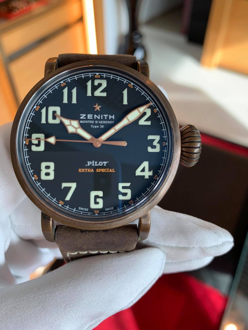 Zenith Orologi: ZENITH PILOT 20 EXTRA SPECIAL 45mm – Nuovo e nell'imballaggio originale da Triesen venduto da hor_6kx9