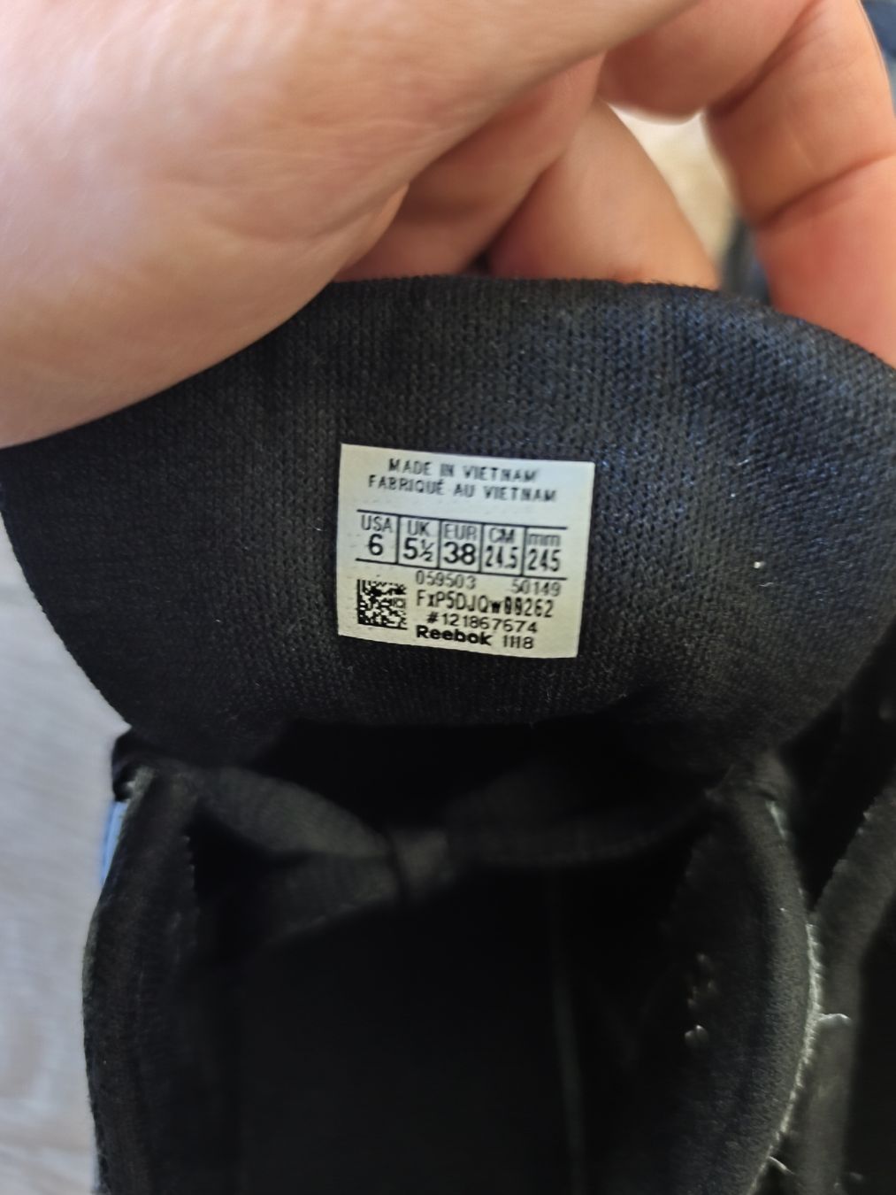 Reebok Scarpe da uomo: basket noir Reebok 38 – Nuovo (secondo la descrizione) da Orbe venduto da don_ym8h 4
