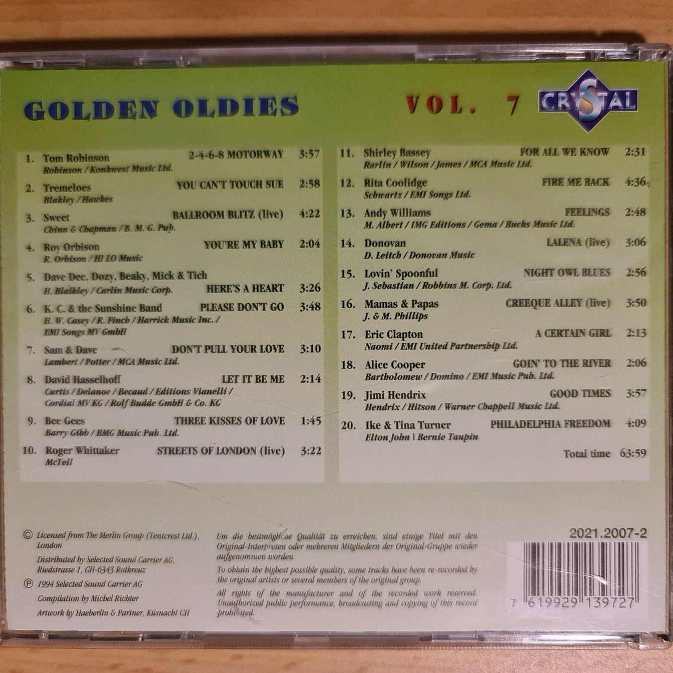 CD: CD Golden oldies vol.7 – Usato da Dintikon venduto da Vexi 1