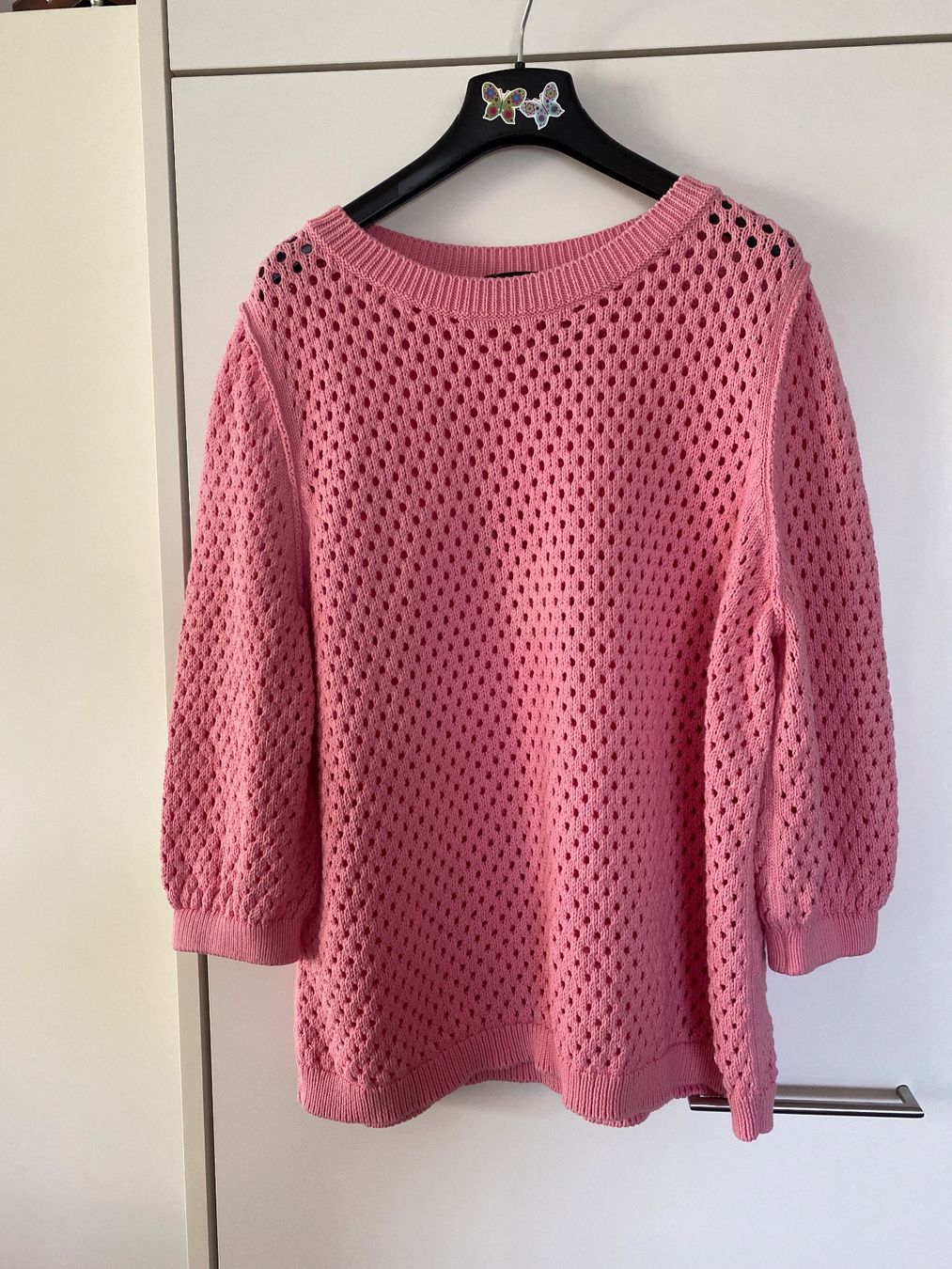 Monari Maglioni & Felpe: Monari Strick Pullover Gr 44 pink Lochmuster Lässig Somme... – Nuovo (secondo la descrizione) da Illnau venduto da Sniwi67