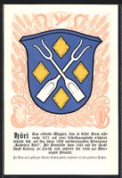 Höri, Wappen mit zwei gekreuzten Kuchen
