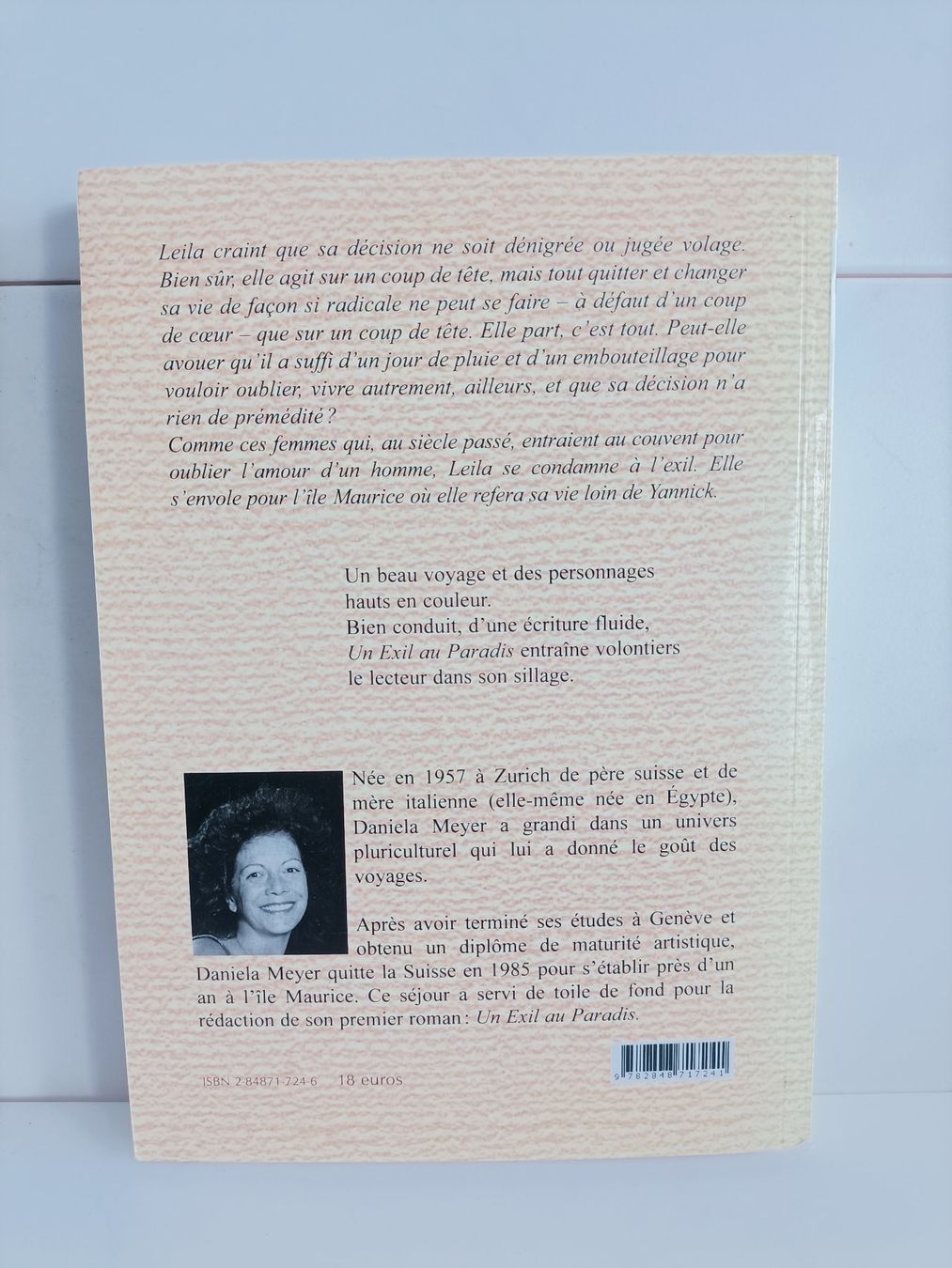 Libri: Un exil au paradis / Daniela Meyer / Bénévent 2005 – Usato da crans montana venduto da AB3963 1