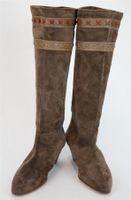 Joan&David Couture Damen Stiefel Schuhe Leder/braun/ 36/Neu