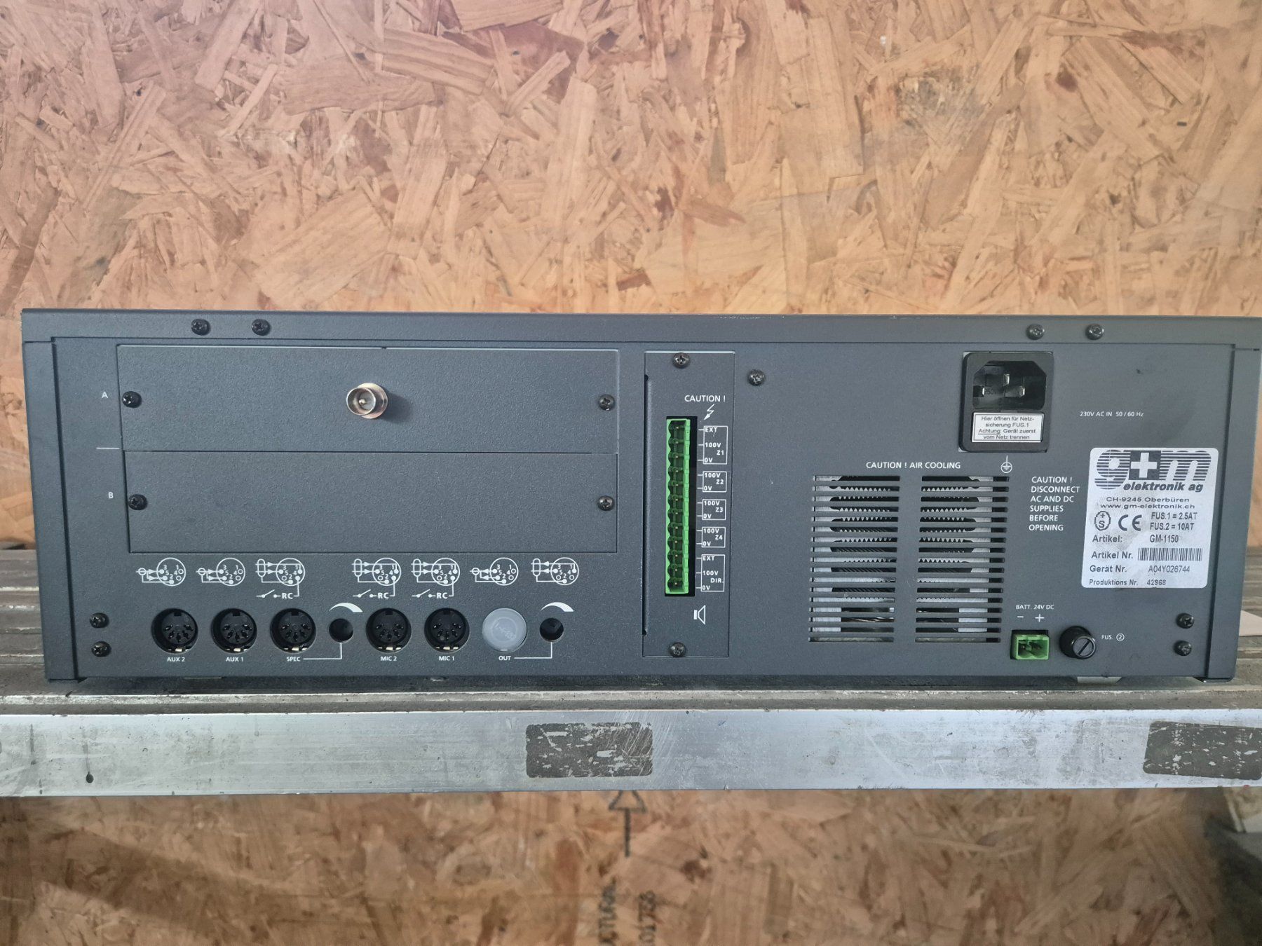 Electro-voice Amplificatori: G+M Kompaktsysteme GM-1150 – Usato da Wald ZH venduto da Gregor083 1