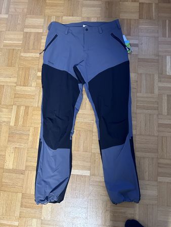 Sherpa Sampo Damen Trekkinghose, grau-schwartz, XL
