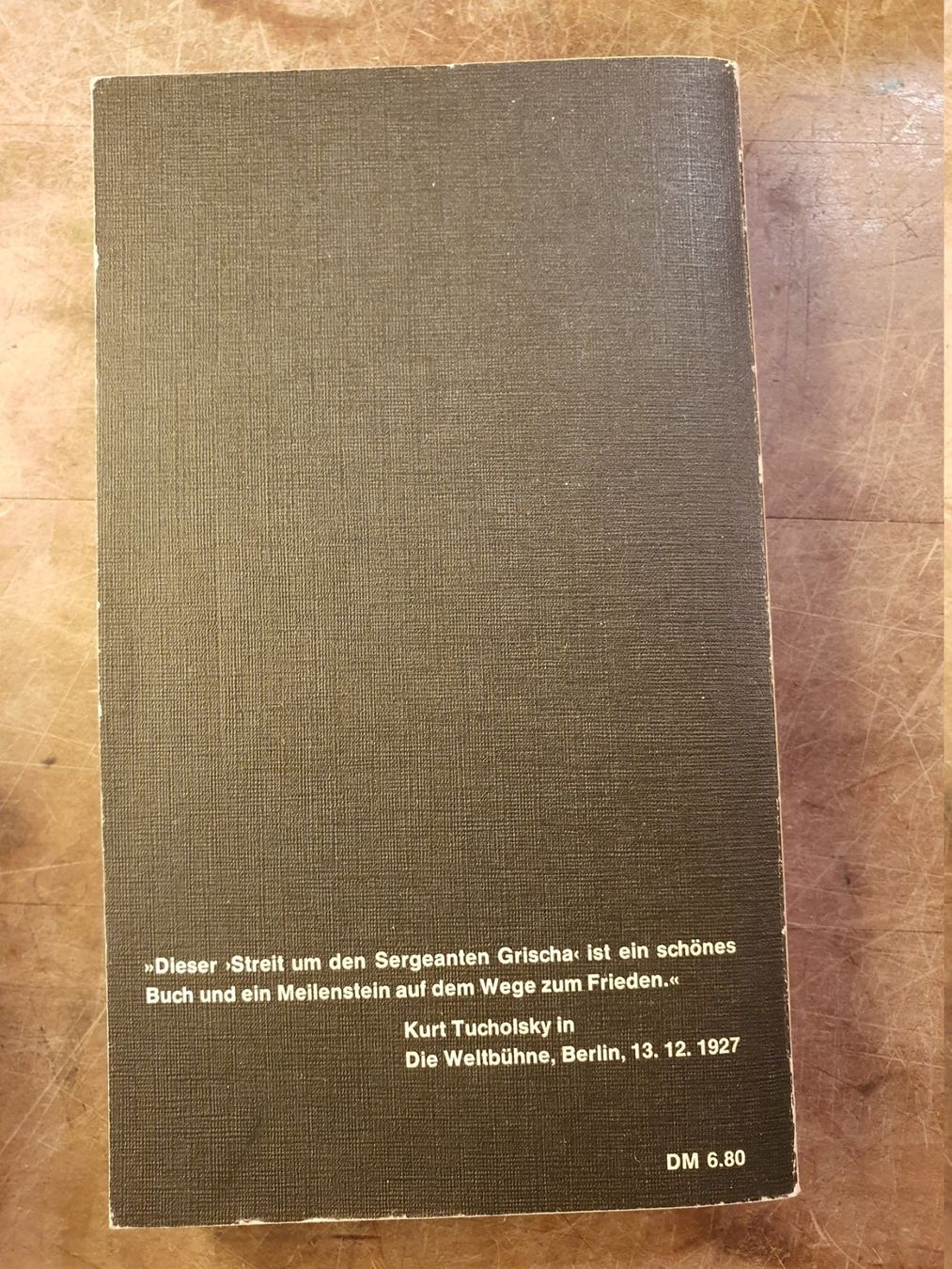 Libri: Der Streit um den Sergeanten Grischa - Arnold Zweig – Usato da Zürich venduto da loosebone 8