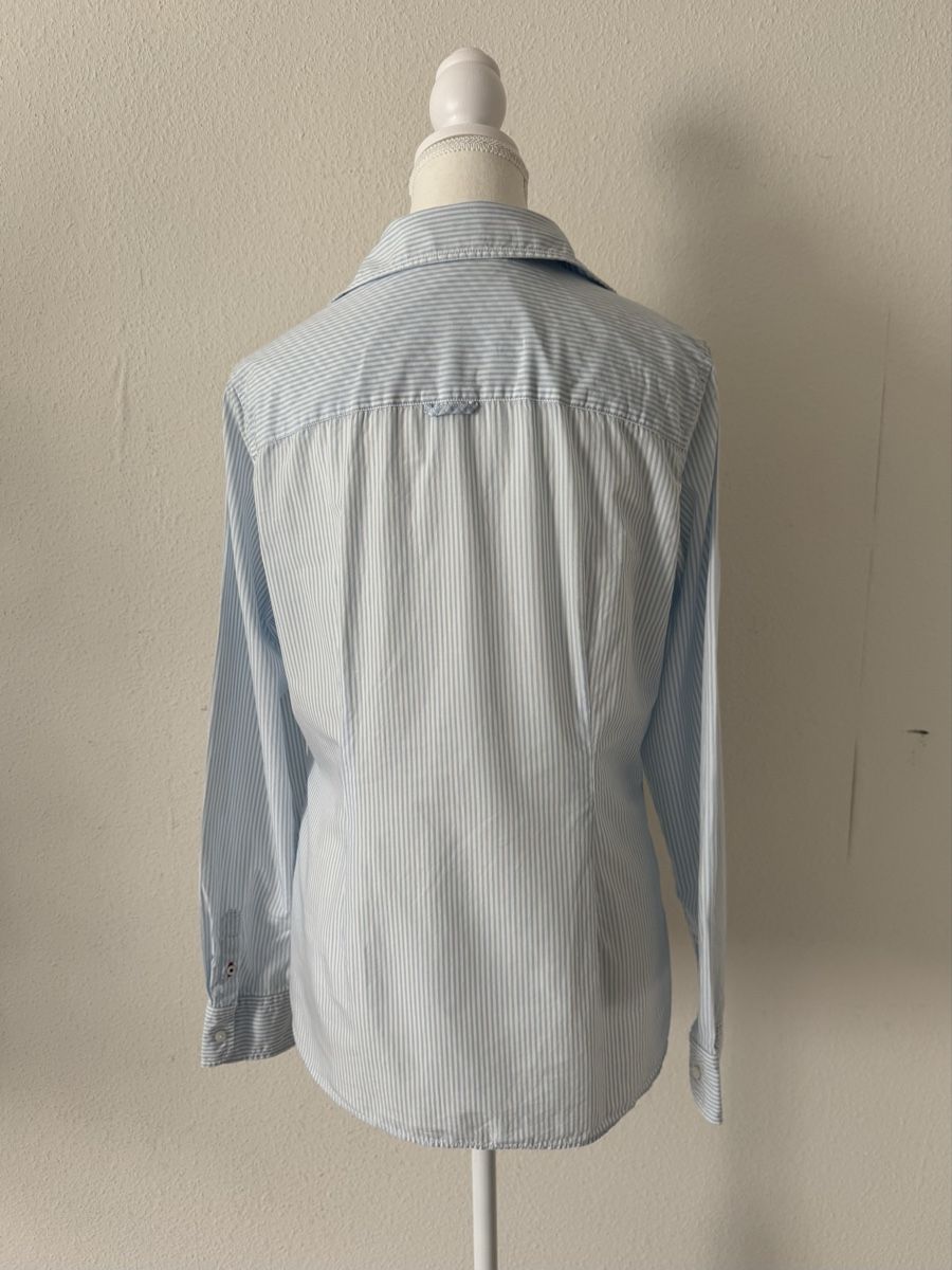 Blusen: Tommy Hilfiger Bluse, Gr. 12 (40) hellblau gestreift – Neu (gemäss Beschreibung) aus Zürich von cli_fv8x 2