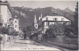 BEX, entrée du village