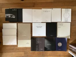 UHRENKATALOGE (IWC, Omega, Blancpain …)