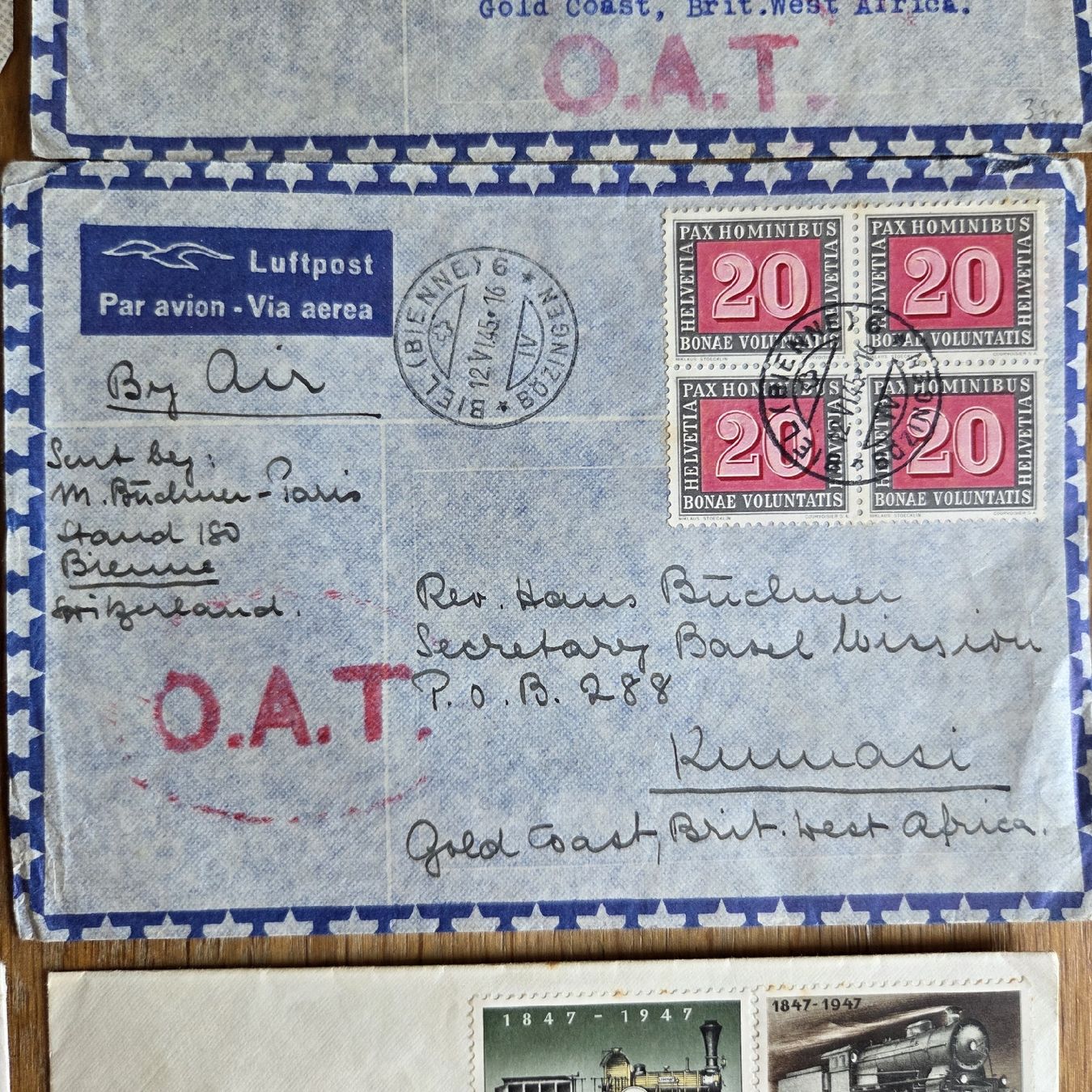 Tutti i francobolli: 6 Tolle Briefmarken-Couvert – Usato da Stans venduto da Ducati16 7