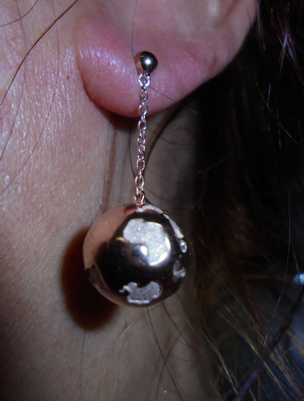 Ohrringe & -stecker: Echtschmuck: SI Brillant-Silberohrstecker, vergoldet – Neu (gemäss Beschreibung) aus Zuchwil von maumauchi 4
