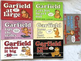 7x GARFIELD - Hefte - Englische Originalausgaben