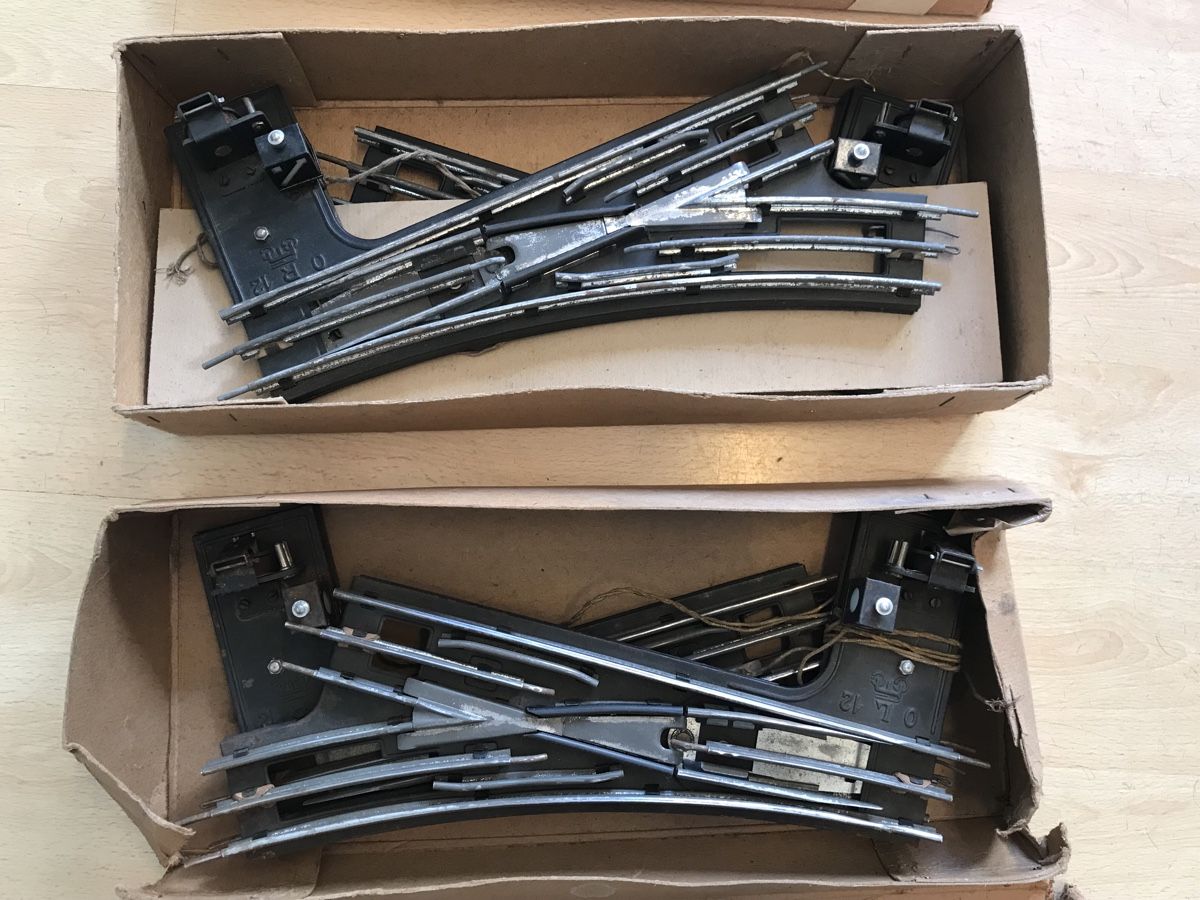 Märklin Modellini di ferrovie: Märklin Spur 0, 12er Weichen elektrisch, OVP  – Usato da Zürich venduto da Kiron 1