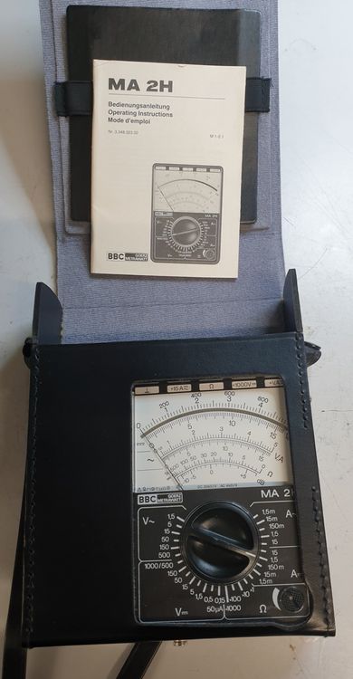MA2H Analog Multimeter mit Messspitzen und Leder Etui (Gebraucht) in ...