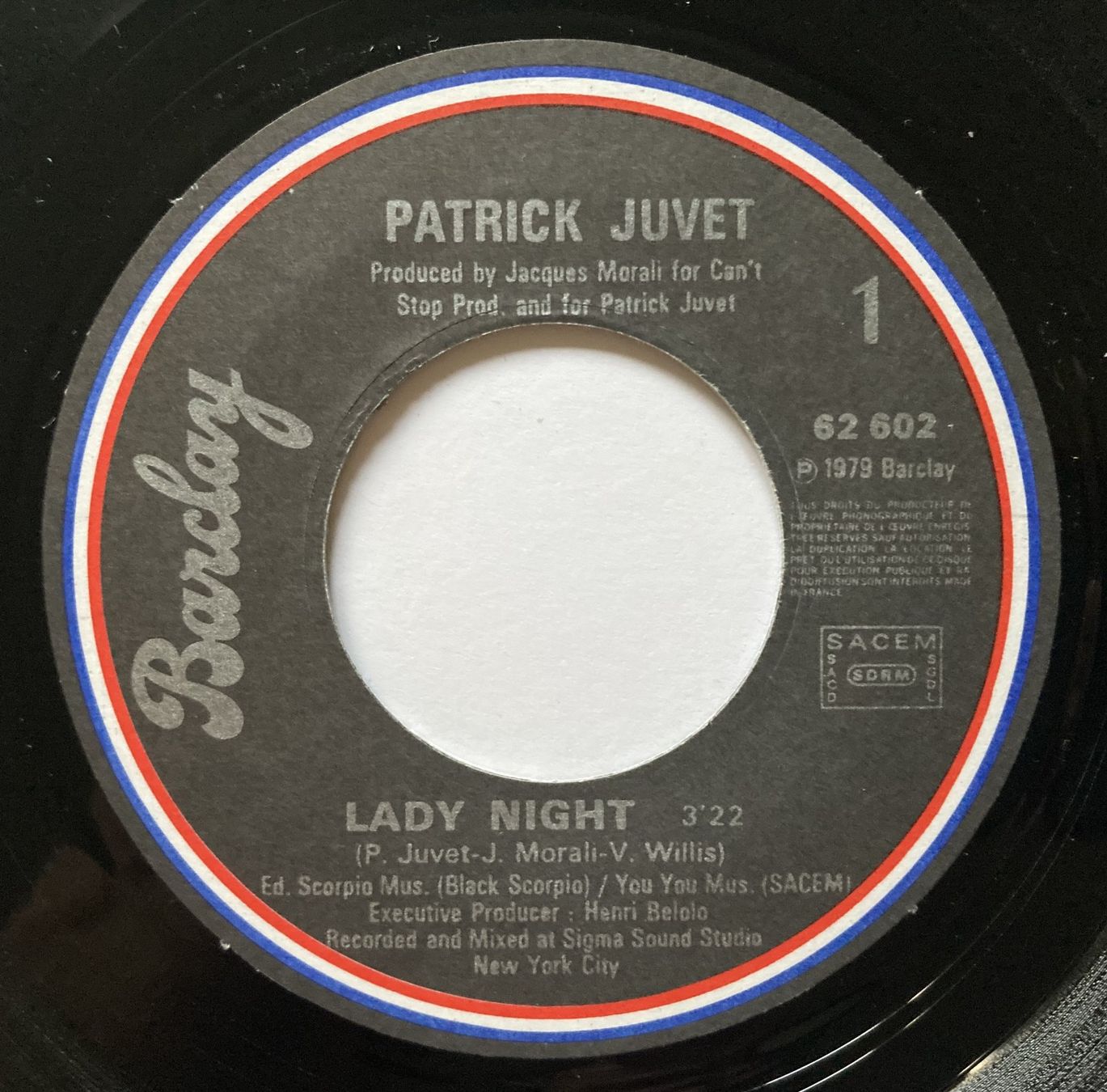 Dischi in vinile: PATRICK JUVET - LADY NIGHT – Usato da Bottens venduto da hotter-than-hell 2