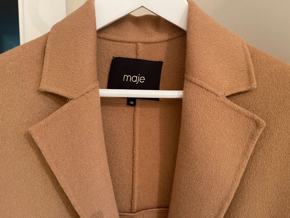 Manteau discount maje camel