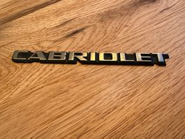 VW Golf Cabriolet Emblem