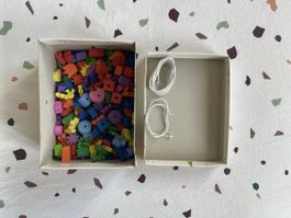Moosgummi Perlen zum auffädeln