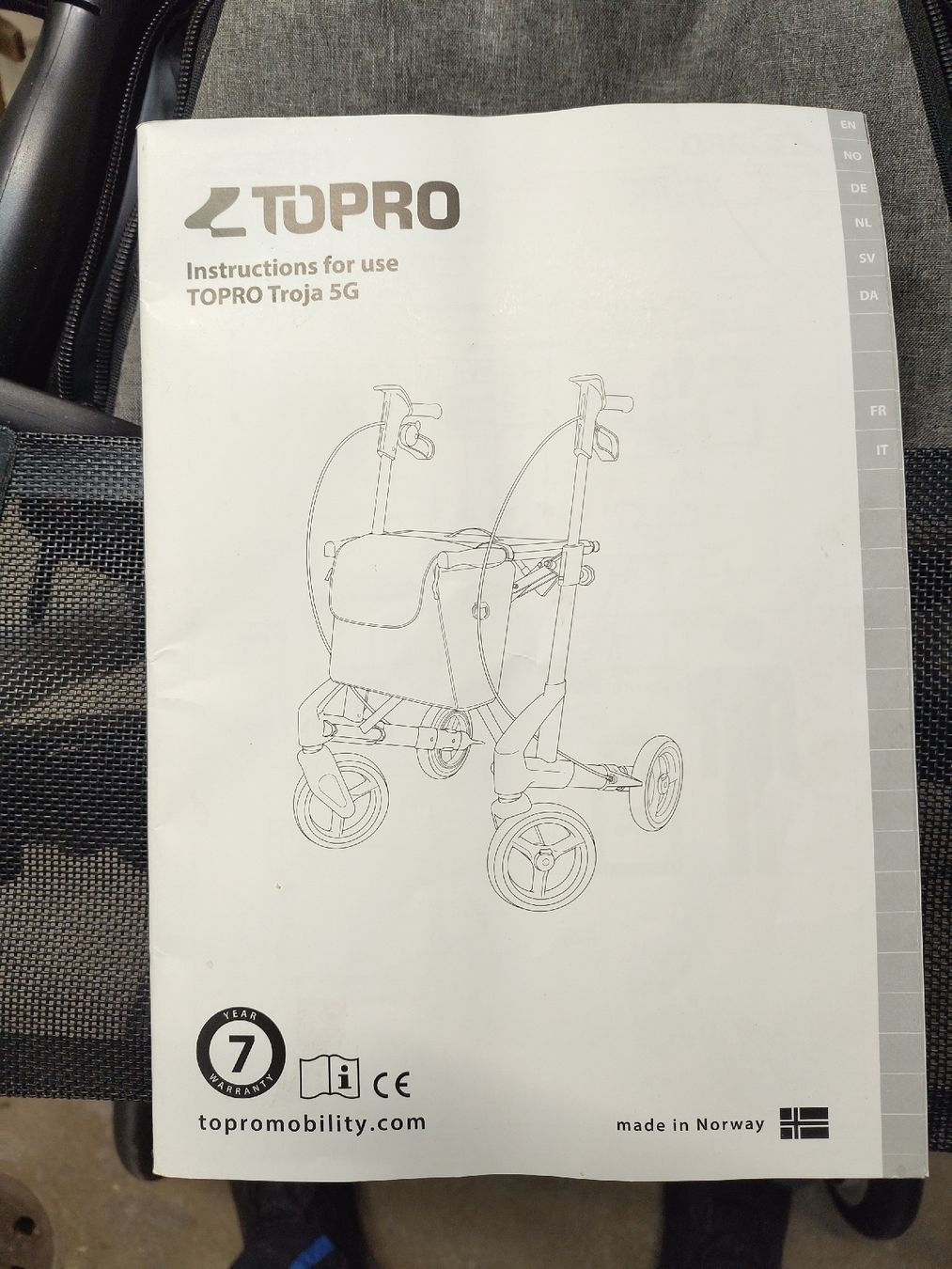 Ausili per la deambulazione: Topro Troja 5G M Rollator – Usato da Schaffhausen venduto da chr_2rw5 6