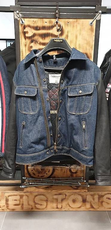 Jacken: Helstons Motorradjacke Leder-Jeans 2XL – Gebraucht aus Hünenberg von Rzirkon 1