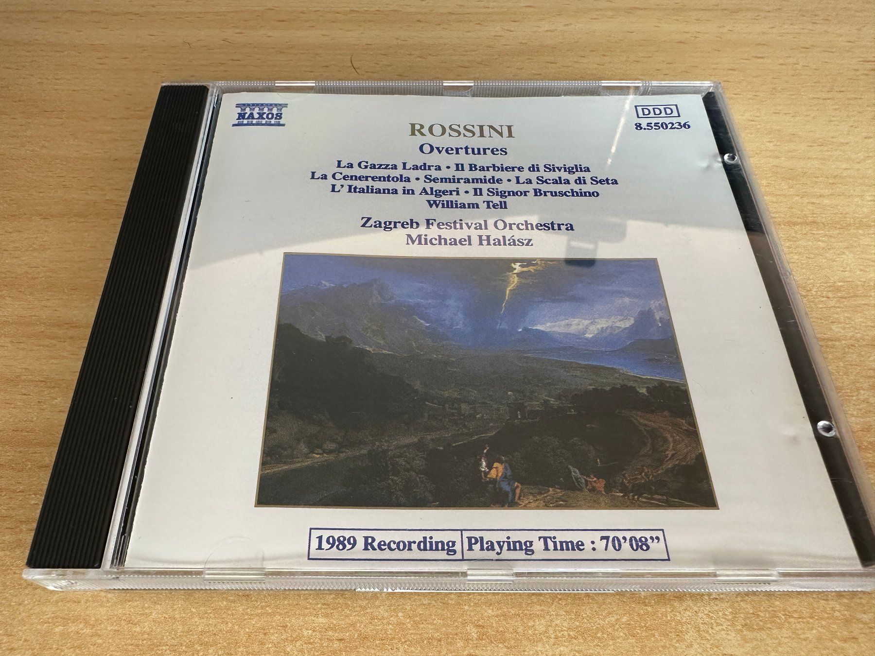 CD: D4 Rossini Zagreb Orchestra Michael Halász Overtures – Usato da Rikon im Tösstal venduto da Alpenmutz