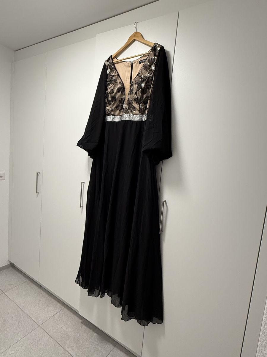 Vestiti: Schwarzes Abendkleid mit Pailletten – Nuovo (secondo la descrizione) da Wohlen AG venduto da esm_c8gh 4