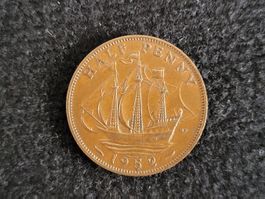 United Kingdom Halfpenny George VI 1952