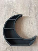 Mond Regal schwarz Wandregal Dekoration guter Zustand