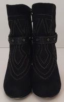 TAMARIS Damen Echtleder Stiefeletten Schwarz Gr. 37