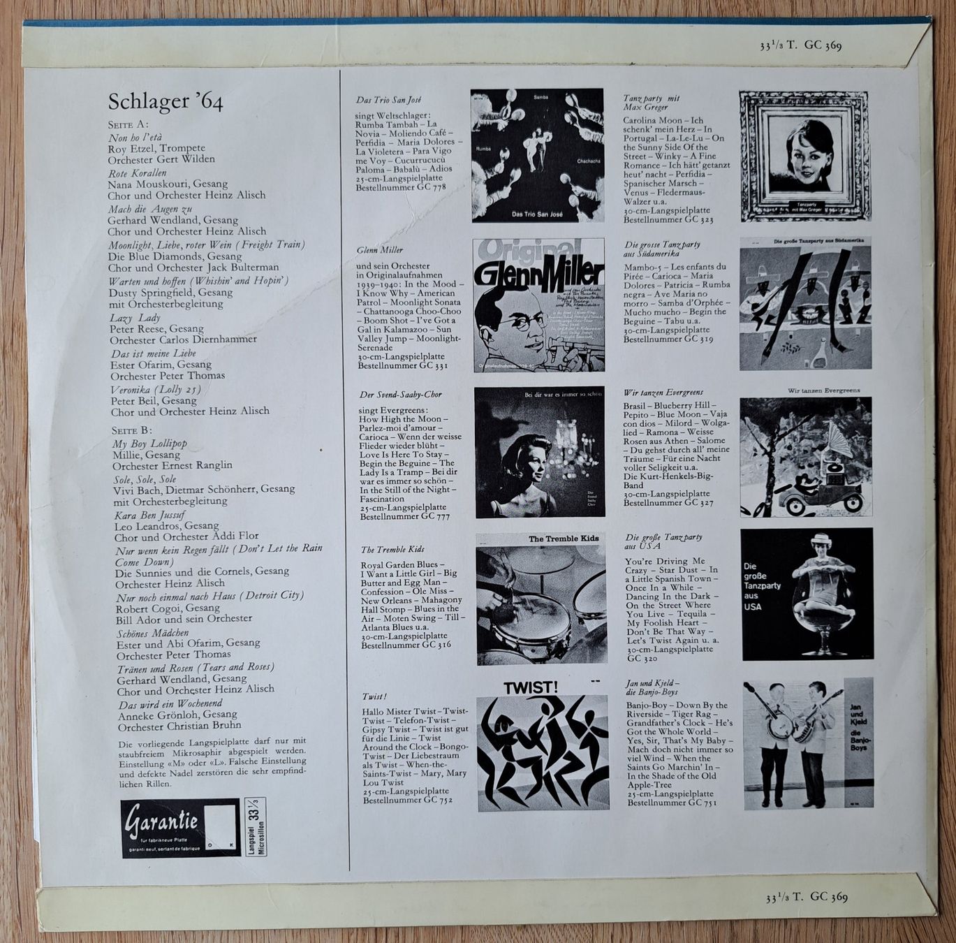 Schallplatten: Schlager '64 – Gebraucht aus Meggen von Ricardokoch 1
