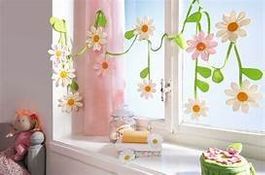 Haba Filzblütenblumen Margheriten Girlanda rosa weiss