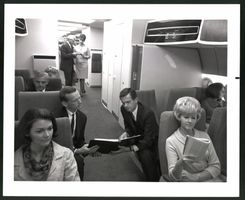 Fotografie Flugzeug Boeing, Kabinenansic