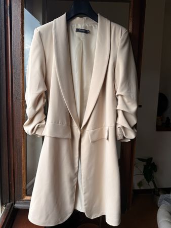 Elegante blazer beige