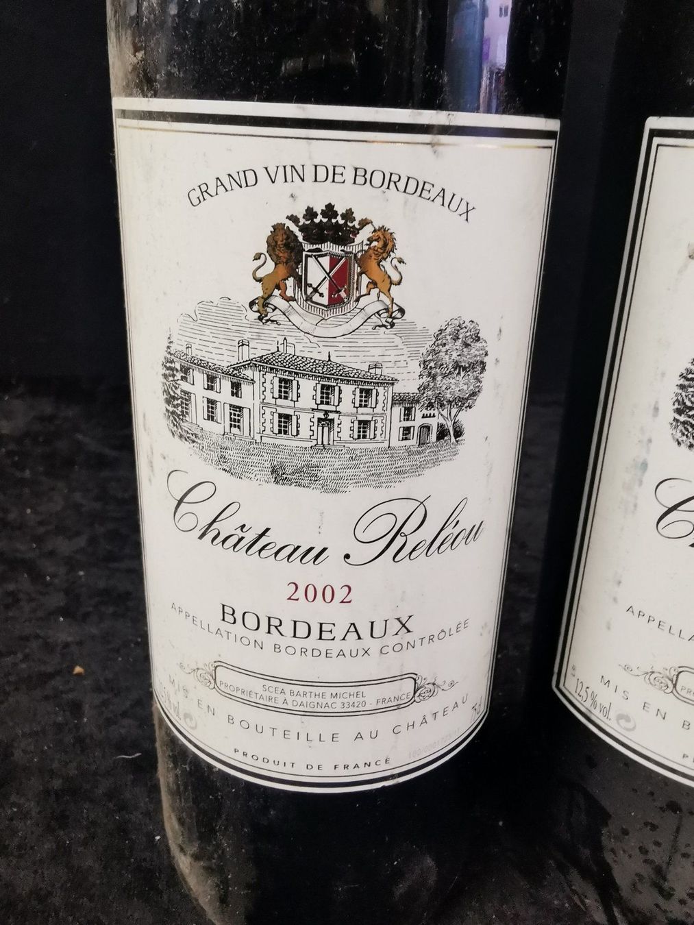 Vino: 2x CHÂTEAU RELÉOU 2002 RARE! – Nuovo (secondo la descrizione) da Genève venduto da Leboucheoreilles 2