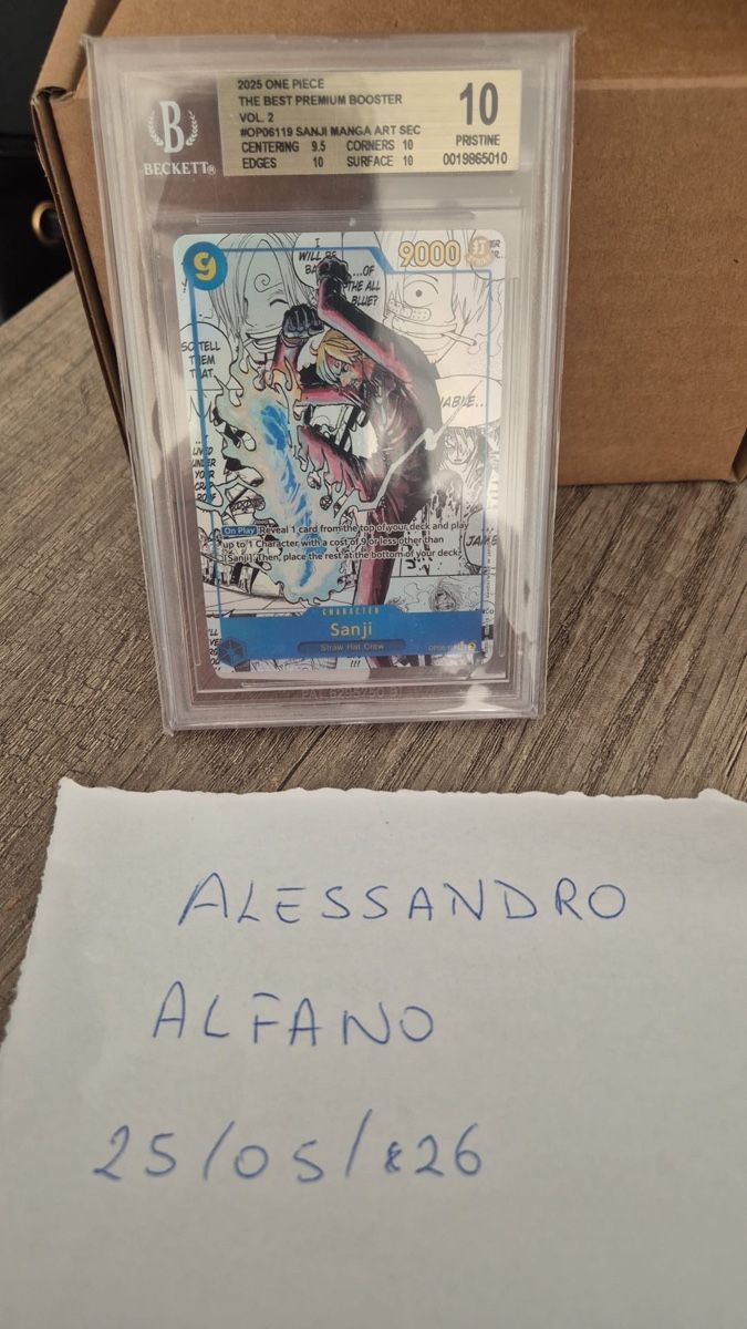 Bandai Carte collezionabili: Sanji manga bgs10 – Nuovo (secondo la descrizione) da Champlan venduto da ale_ss9k