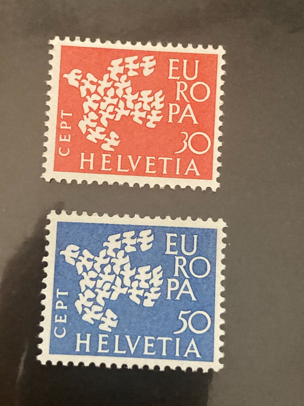 Tutti i francobolli: Schweiz 1961 Satz Europa CEPT postfrisch – Nuovo (secondo la descrizione) da Liestal venduto da schnueps