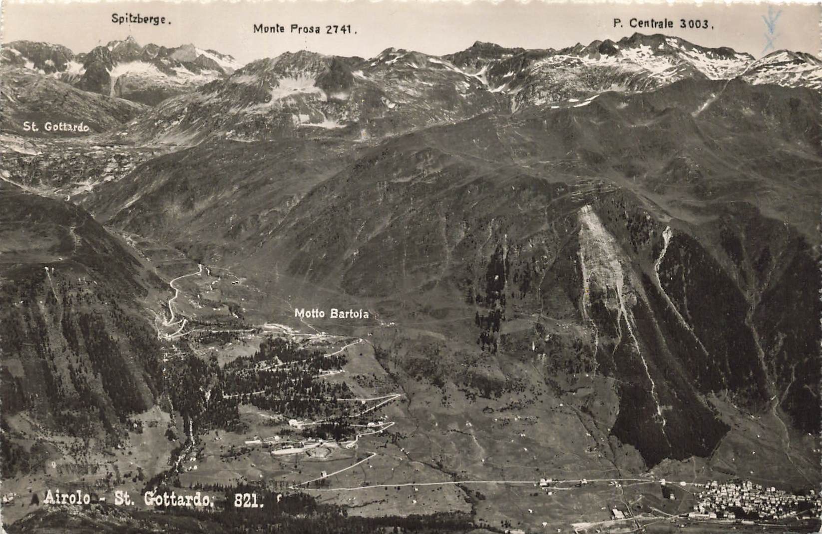 Ansichtskarten: Airolo Gottardo Leventina – Gebraucht aus Biasca von Blenio71