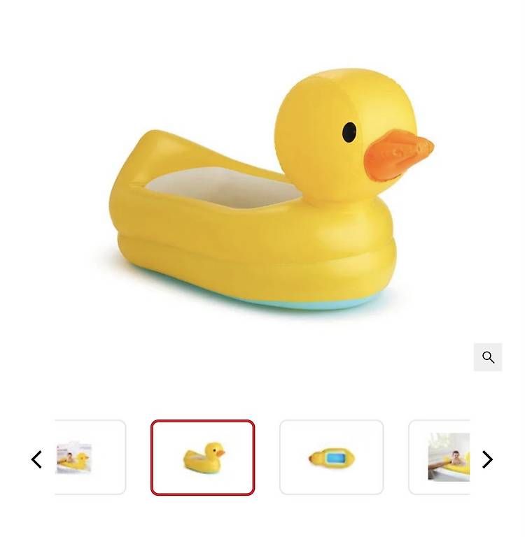 Badespass: Munchkin Inflatable Duck Bath Tub  – Gebraucht aus Affoltern am Albis von mat_vrk7
