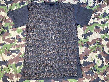 Y2K t-Shirt Hong Kong Boat all over print Sz L