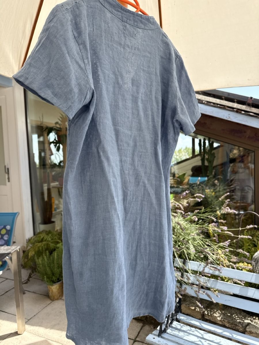 Vestiti: Robe Rodier 100% lin bleue taille S/M état neuf – Nuovo (secondo la descrizione) da Enges venduto da cordec 1