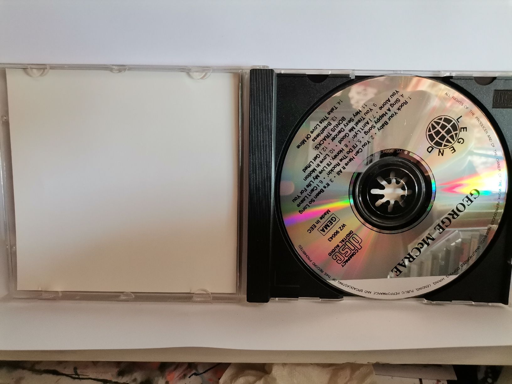 CDs: George McCrae - Legend CD - Sommer Hits von 1993 – Gebraucht aus St. Gallen von Bir_Rer 2