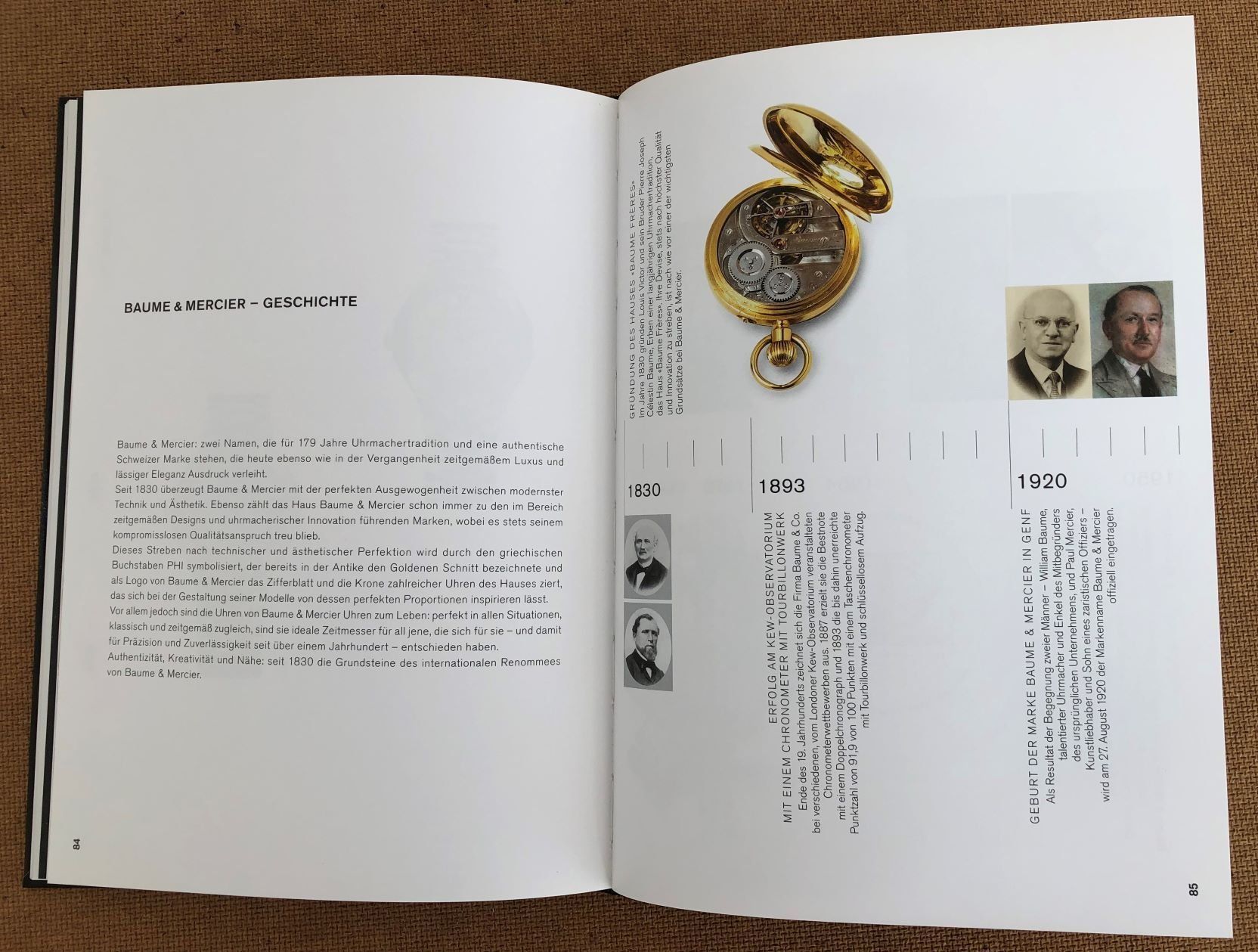 Riviste & Magazine: Baume & Mercier Collection Katalog – Usato da Uster venduto da htm1 1
