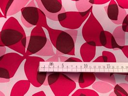 Tischtuch Stoff, Dekostoff, pink/weiss