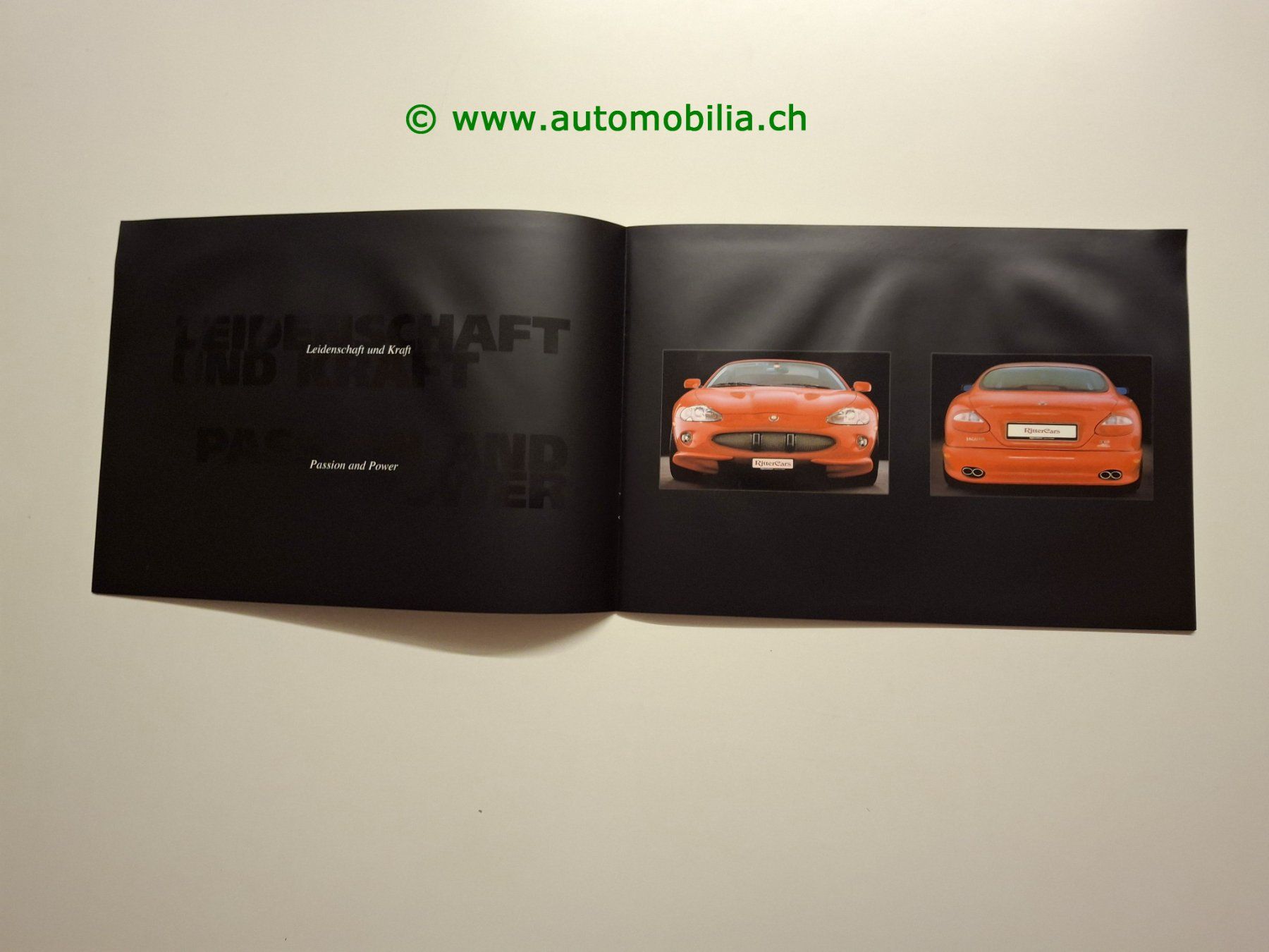 Jaguar Documenti: Ritter Design Modellprogramm (Jaguar) Prospekt – Usato da Weingarten-Kalth venduto da Bettelbruenneli 3