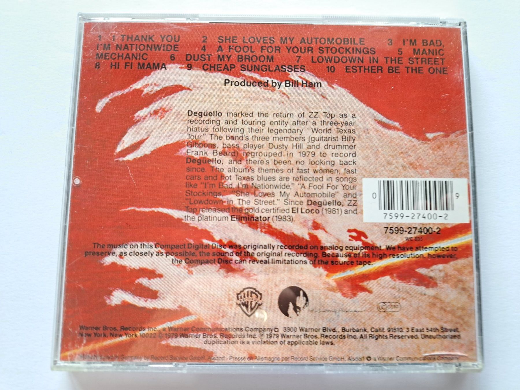 CDs: Cd ZZ Top - Degüello – Gebraucht aus Pully von bro_n52j 1